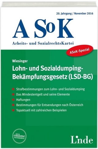ASoK-Spezial Lohn- und Sozialdumping-Bekämpfungsgesetz (LSD-BG)