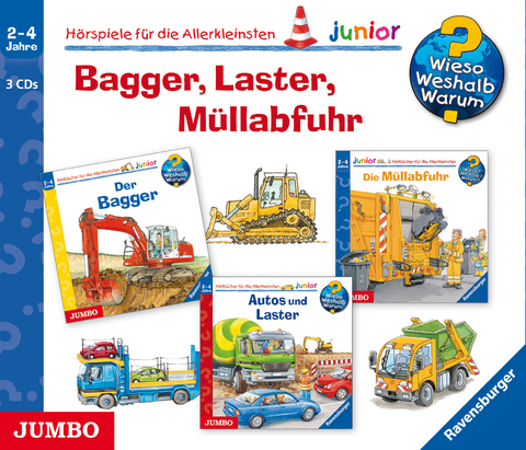 Wieso? Weshalb? Warum? junior. Bagger, Laster, M&uuml;llabfuhr - Andrea Erne, Peter Niel&auml;nder