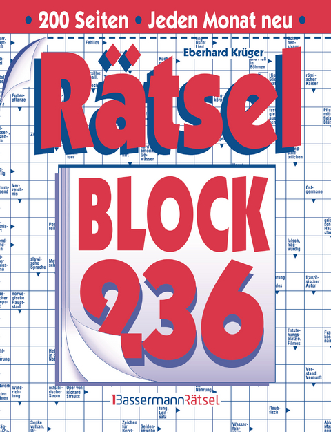 R&auml;tselblock 236 - Eberhard Kr&uuml;ger