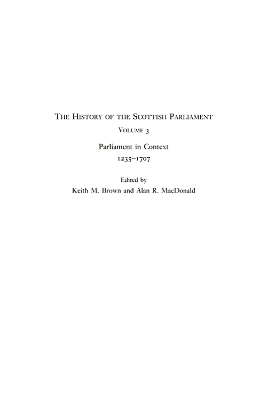 The History of the Scottish Parliament - 