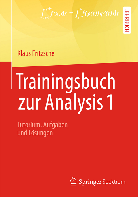 Trainingsbuch zur Analysis 1 - Klaus Fritzsche