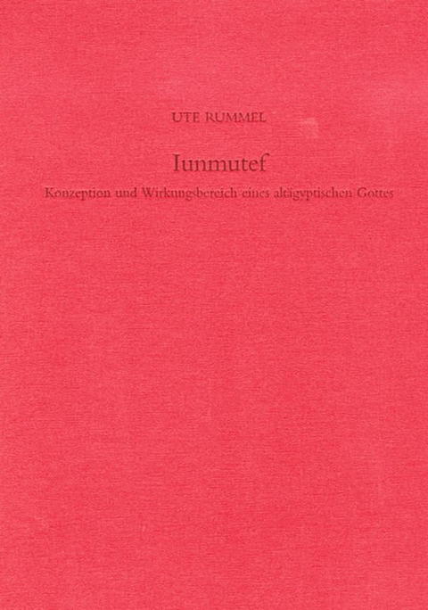 Iunmutef - Ute Rummel