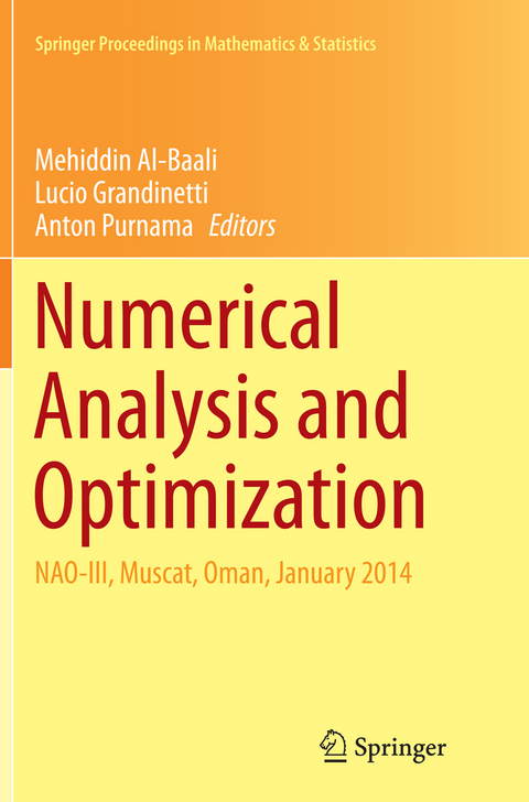Numerical Analysis and Optimization - 