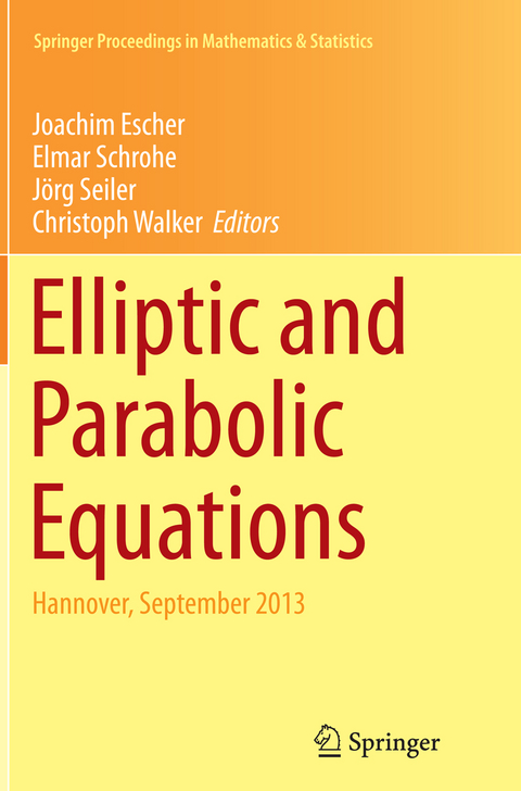 Elliptic and Parabolic Equations - 