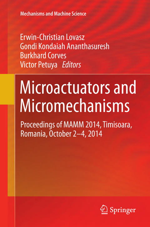 Microactuators and Micromechanisms - 