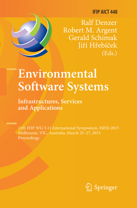 Environmental Software Systems. Infrastructures, Services and Applications - 
