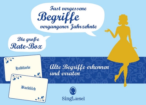 Die gro&szlig;e Quiz-Box f&uuml;r Senioren rund um fast vergessene Begriffe. Das Spiel rund um alte Begriffe f&uuml;r Senioren. Auch mit Demenz. Spiele Box mit 100 Karten. (Spiel) -  SingLiesel Verlag