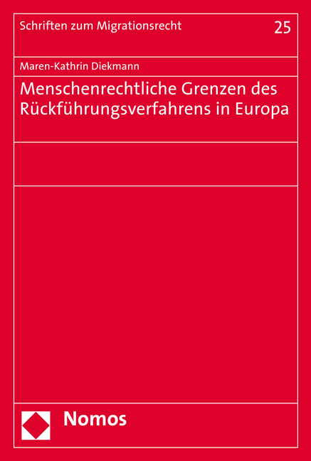 Menschenrechtliche Grenzen des R&uuml;ckf&uuml;hrungsverfahrens in Europa - Maren-Kathrin Diekmann