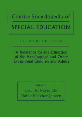 Concise Encyclopedia of Special Education - 