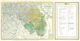 Historische Karte: Ober-Schlesien, 1746 (Plano)