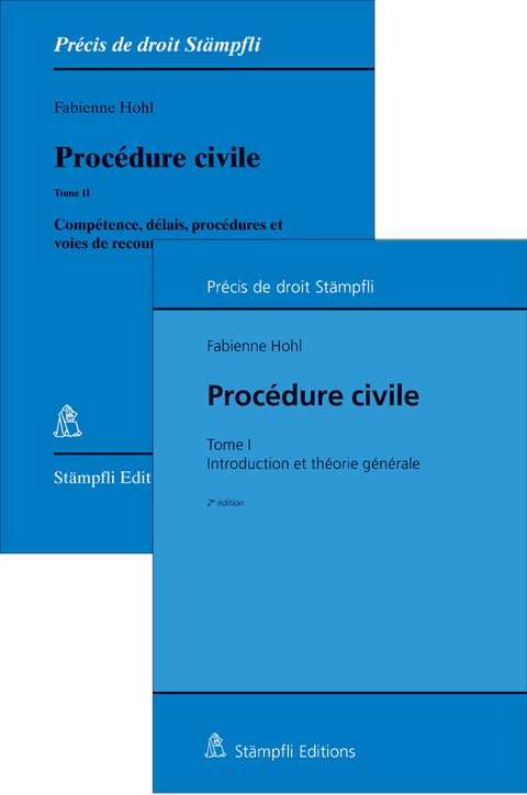 Proc&eacute;dure civile, vol. I & II (Set) - Fabienne Hohl
