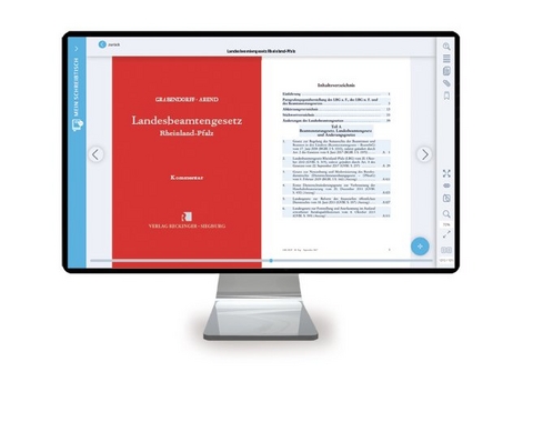 Landesbeamtengesetz Rheinland-Pfalz &ndash; Digital - Walter Grabendorff, Paul Arend, Burkhard M&uuml;ller, Harald Pitzer