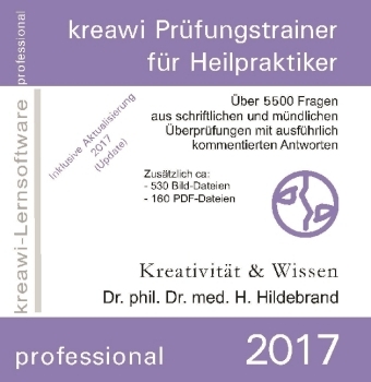 kreawi Pr&uuml;fungstrainer f&uuml;r Heilpraktiker - Hartmut Hildebrand
