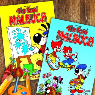 Fix und Foxi Malbuch - 2er Pack