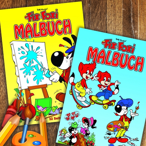 Fix und Foxi Malbuch - 2er Pack