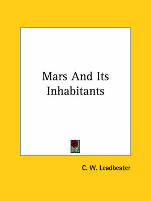 Mars And Its Inhabitants