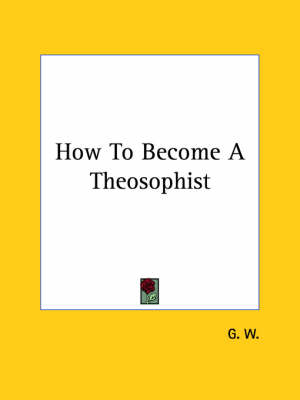 How To Become A Theosophist