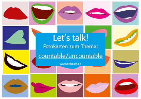 Let's Talk! Fotokarten "countable and uncountable" - Let's Talk! Flashcards "countable and uncountable" - 