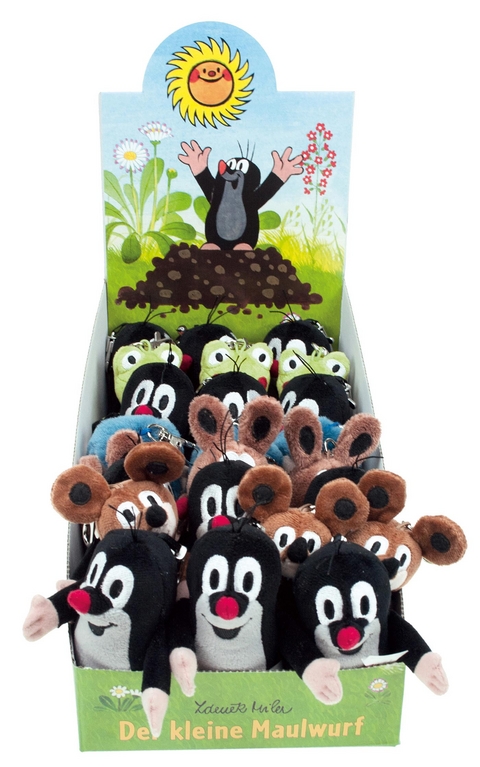 Tr&ouml;tsch Pl&uuml;sch-Schl&uuml;sselanh&auml;nger Der kleine Maulwurf & Freunde 8 cm - Zdeněk Miler
