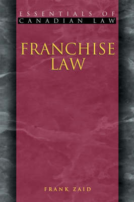 Franchise Law - Frank Zaid