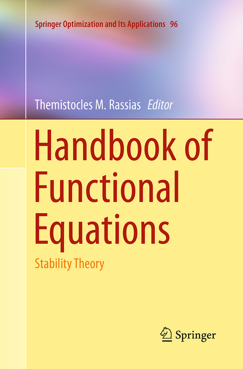 Handbook of Functional Equations - 