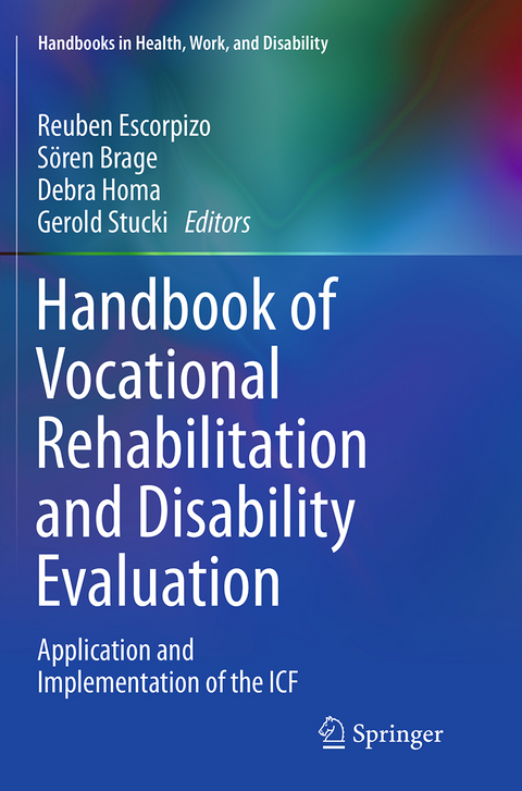 Handbook of Vocational Rehabilitation and Disability Evaluation - 