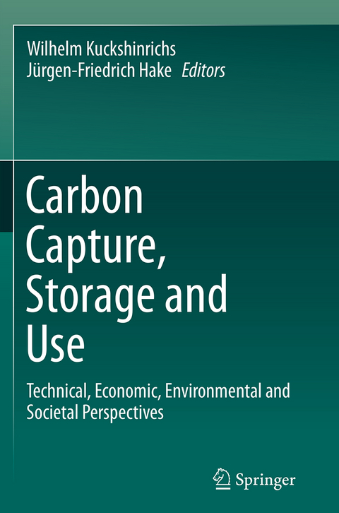 Carbon Capture, Storage and Use - 