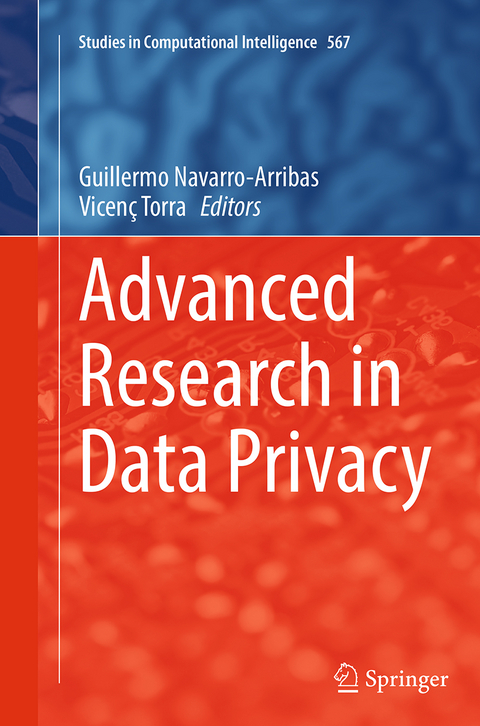 Advanced Research in Data Privacy - 
