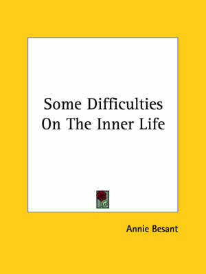 Some Difficulties On The Inner Life