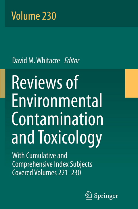 Reviews of Environmental Contamination and Toxicology volume - 