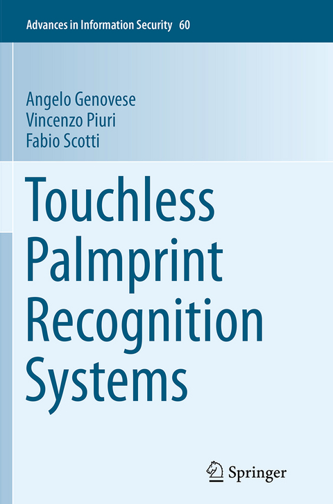 Touchless Palmprint Recognition Systems - Angelo Genovese, Vincenzo Piuri, Fabio Scotti