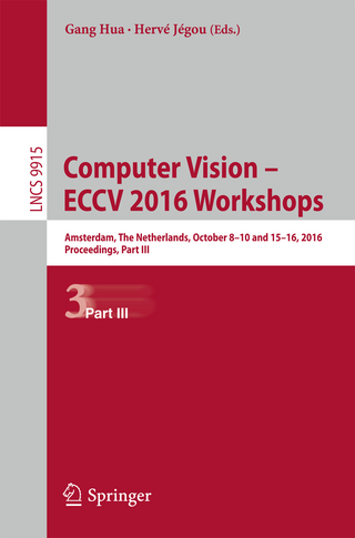 Computer Vision – ECCV 2016 Workshops