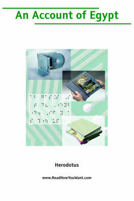 Account of Egypt, an (Large Print)