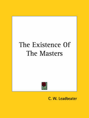 The Existence Of The Masters