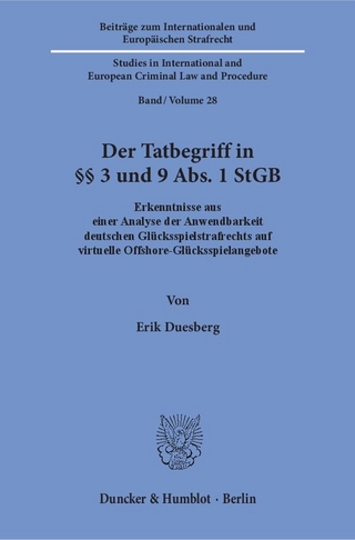 Der Tatbegriff in §§ 3 und 9 Abs. 1 StGB.
