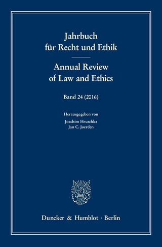 Jahrbuch für Recht und Ethik - Annual Review of Law and Ethics.