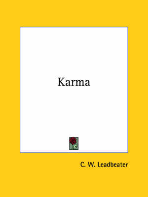Karma - C W Leadbeater