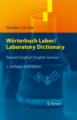 W&ouml;rterbuch Labor / Laboratory Dictionary - Theodor C.H. Cole