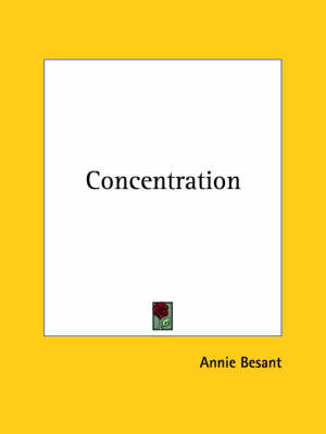 Concentration - Annie Besant