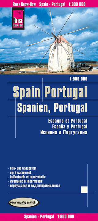 Reise Know-How Landkarte Spanien, Portugal / Spain, Portugal (1:900.000)