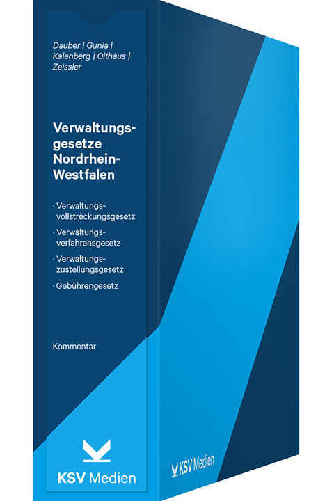 Verwaltungsgesetze Nordrhein-Westfalen - Gerlinde Dauber, Wilfried Gunia, Hans P Kalenberg, Christian Olthaus, Christian Zeissler