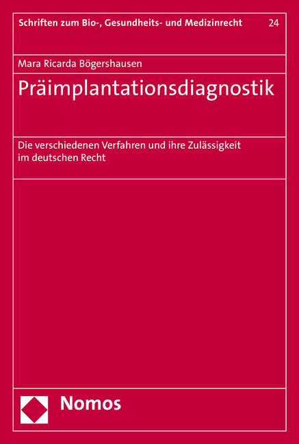 Pr&auml;implantationsdiagnostik - Mara Ricarda B&ouml;gershausen