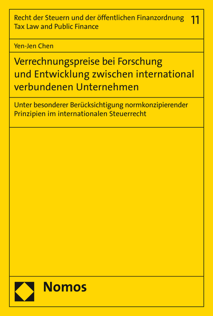 Verrechnungspreise bei Forschung und Entwicklung zwischen international verbundenen Unternehmen - Yen-Jen Chen