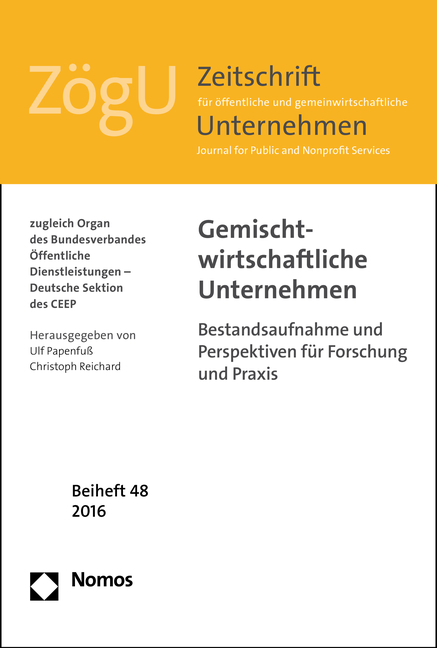 Gemischtwirtschaftliche Unternehmen - 