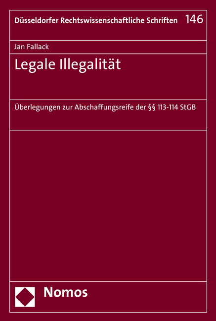Legale Illegalit&auml;t - Jan Fallack