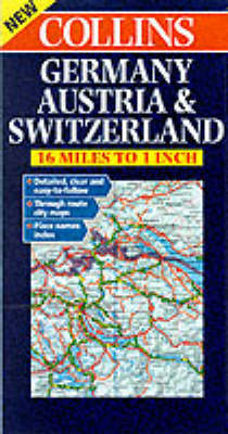 Road Map Germany, Austria and Switzerland