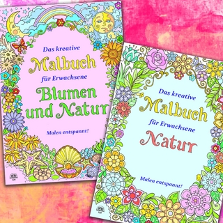 Erwachsenen Malhefte - Natur und Blumen
