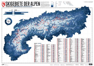 275 Skigebiete der Alpen