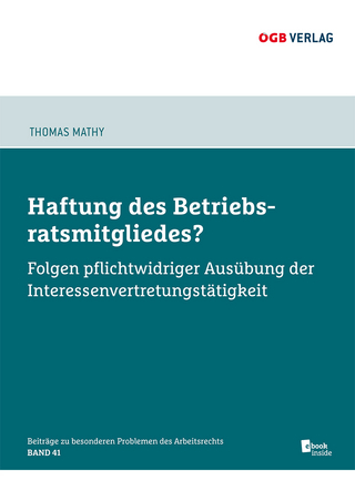 Haftung des Betriebsratsmitgliedes?