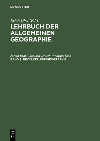Lehrbuch der Allgemeinen Geographie / Bevölkerungsgeographie